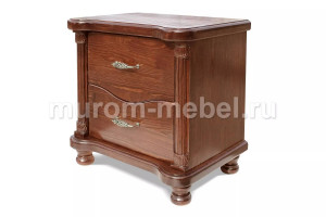 Тумба Мелиса, 2 ящика (сосна, накладки береза)