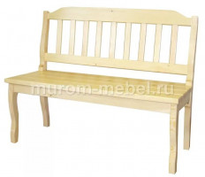 Лавка со спинкой Дачник (сосна)