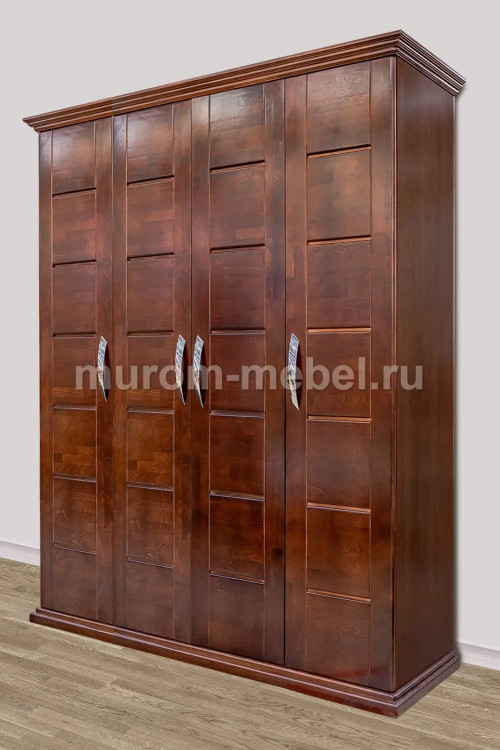 Шкаф 4-х дверный Бали