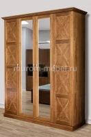 Шкаф 4-х дверный Леруа