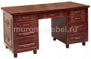 Стол письменный резной