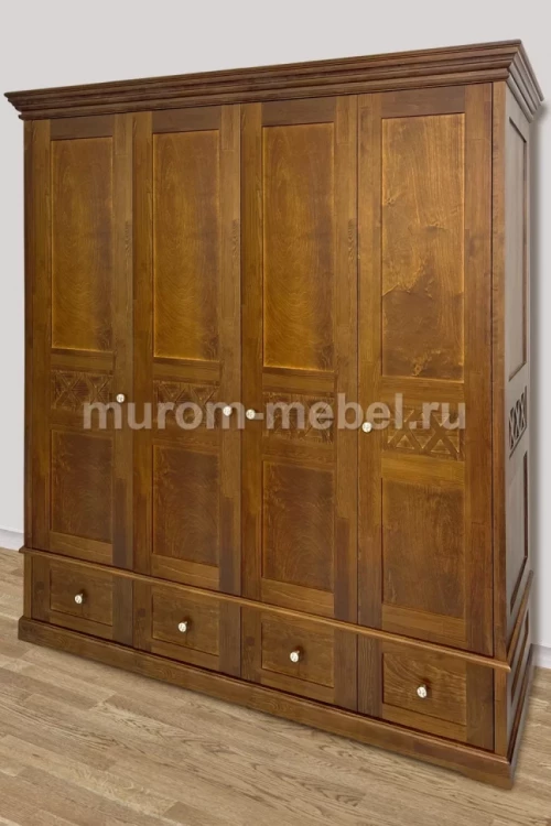 Шкаф Дубрава 4-х створчатый