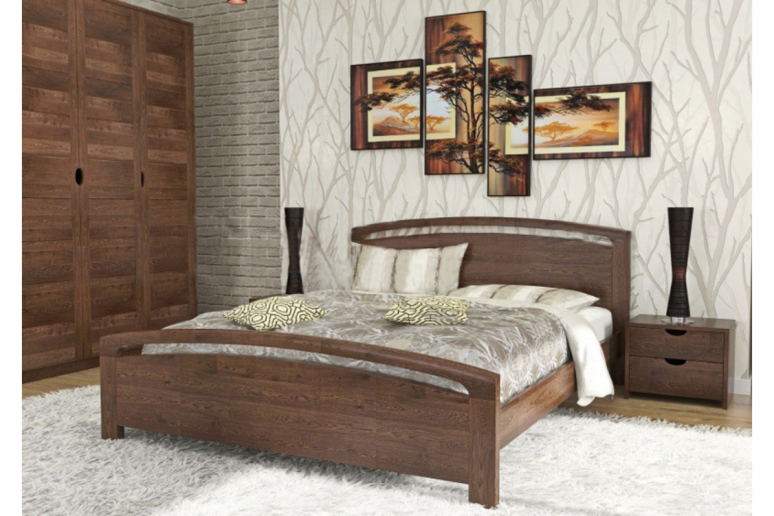 Кровати из дерева